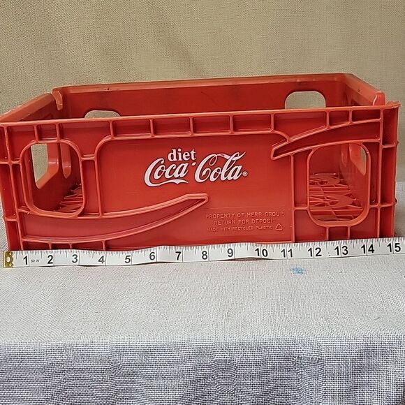 Coca-Cola Plastic Crate Approximately 15x11x6 - Picture 5 of 7